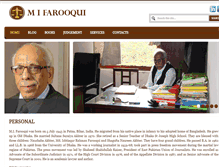 Tablet Screenshot of mifarooqui.com